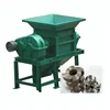 Professional waste tyre tires, clothes, scrap metal, cans, bicycles, cars, hard disk, computer twin shaft shredder