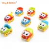 Amazon hot sale birthday gift toy free wheel car small 8pcs cartoon car toys for baby boy and girl