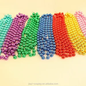 Plastic Beads Manufacturer Disco beads MOT Mardi Gras beads