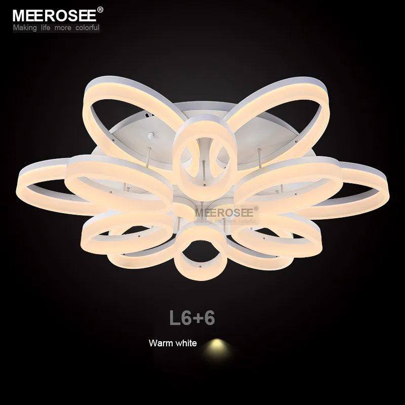 

Acrylic Flush Ceiling Lights White Light Frame Home Decorative Lighting Fixtures Oval LED Lustre Lamp MD81489