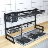 

Amazon Hot Sale Stainless Steel Dish Drying Rack Over The Sink Drying Multipurpose Dish Rack