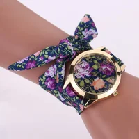 

2019 Best Sell Fashion Women Watches Innovate Floral Ladies Luxury Relojes Bracelet Girls Wrap Watch WW027