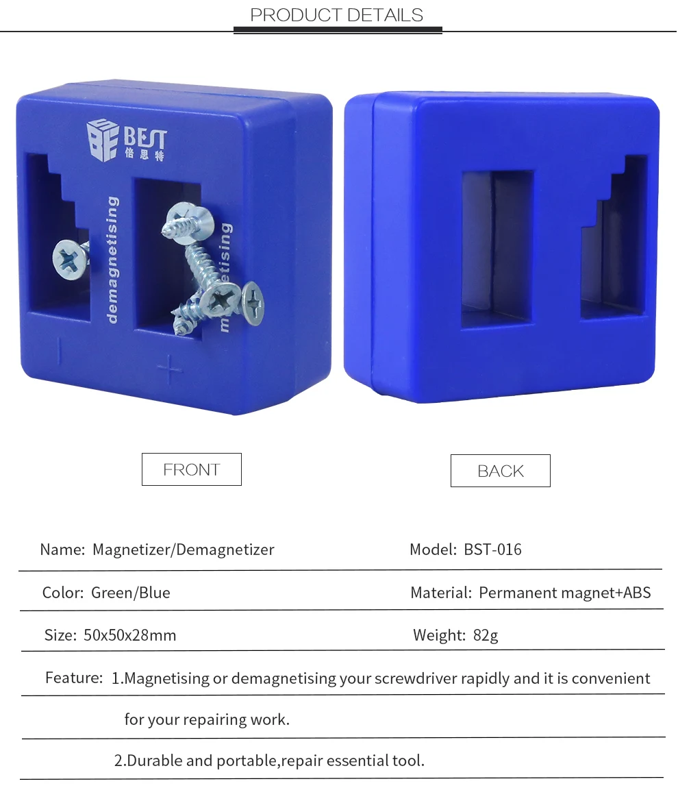 BEST New Arrival High Quality Factory Direct New 2 in 1 Magnetizer Demagnetizer Tool Screwdriver Magnetic