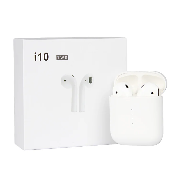 

2019 best seller original quality i10 tws stereo headset i7s wireless earphone with microphone & wireless charging case bt5.0, N/a