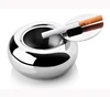 Chinese Factory Custom Stainless Steel Cigarette Ashtray with Lid for Indoor or Outdoor
