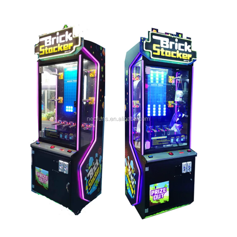 2019 New Arrivals Coin Operated Prize Vending Game Machine Stacker ...