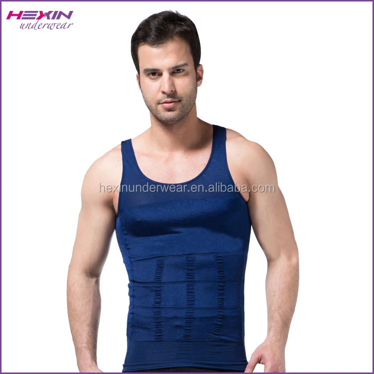 

Mens Slimming Vest Body Shaper Shirt Abs Abdomen Slim, N/a