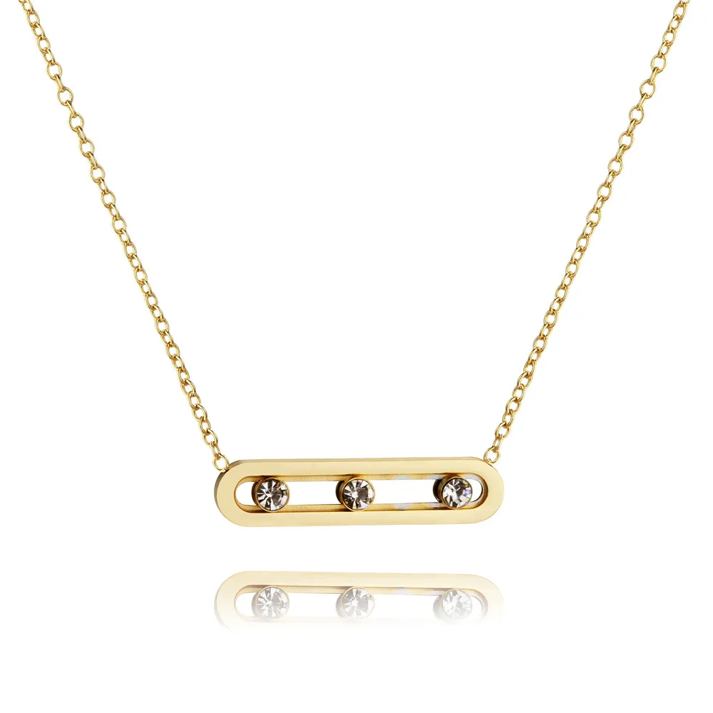 

Custom gold Fashion women beautiful gold pendants necklace