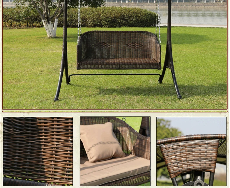 Outdoor Furniture Garden Adult Baby Swing Chair 2 Seater 3 Seaters