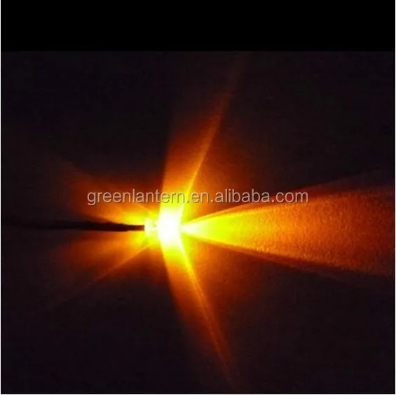 5mm Prewired LED Warm White with Chrome Bezel Holder 12V