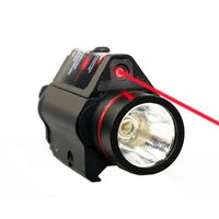 

SPINA Red Laser Sight and 3w LED Flashlight with 20mm Picatinny Rail Mount for Glock 17 19 22 Hunting Rifle scope