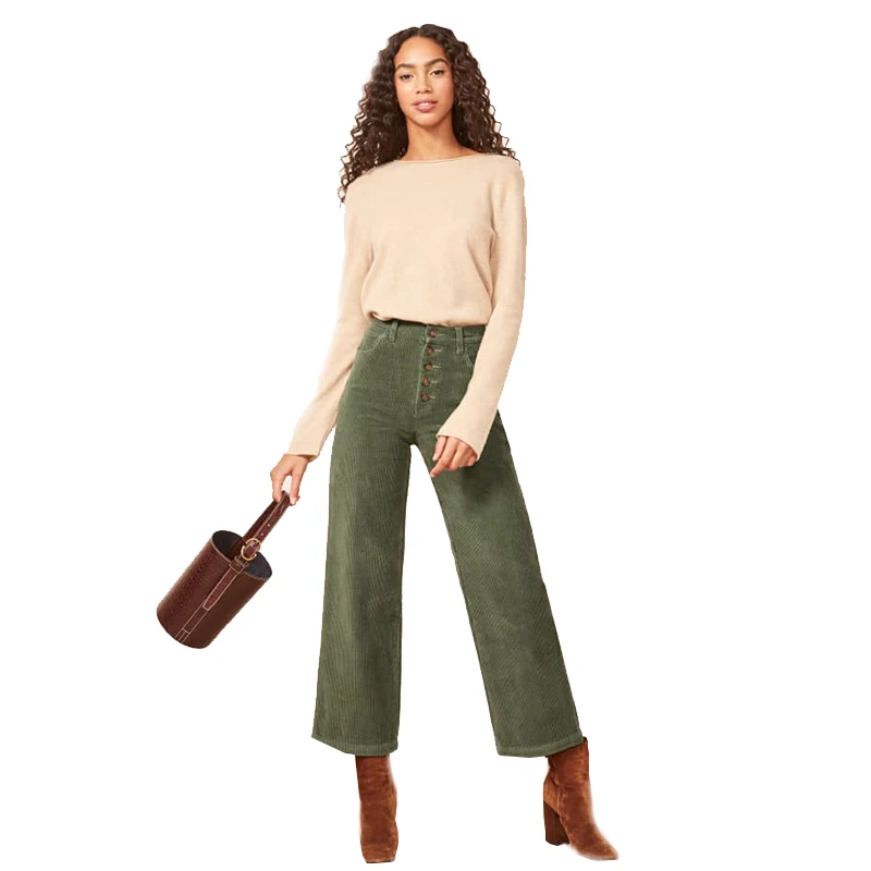 

Wide Legged Pants Women 2020 Womens Corduroy Pants