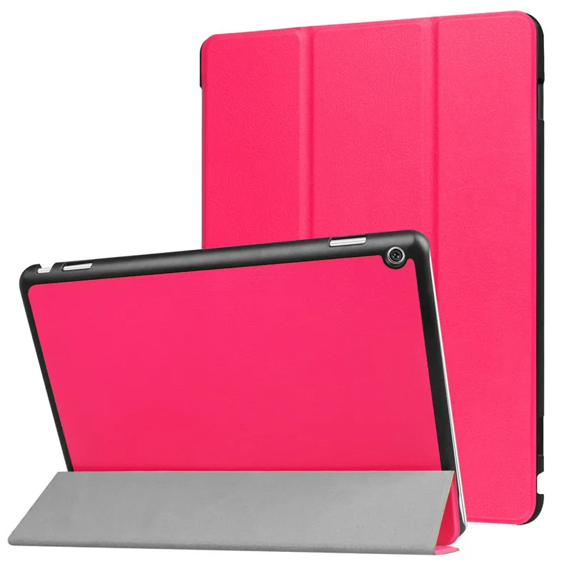 

Trifold Stand tablet case For Huawei MediaPad M5 10.8 inch, Black, blue, pink, white