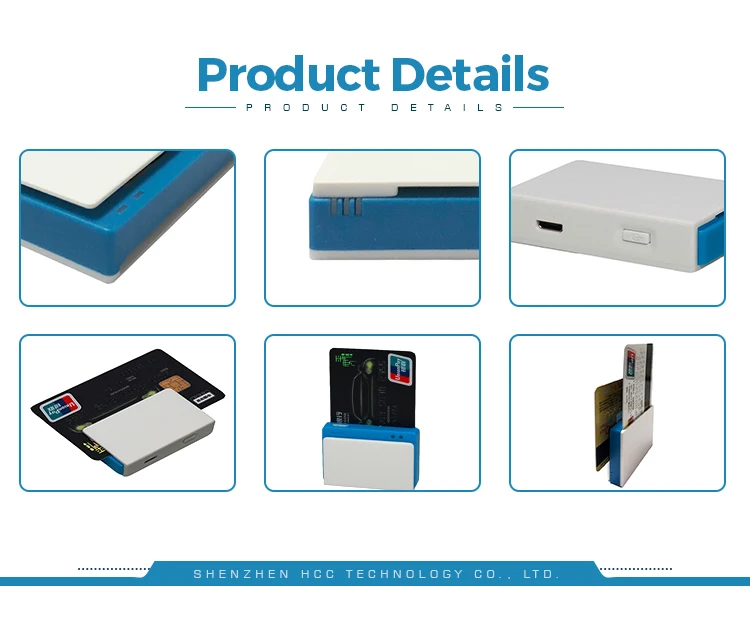 Cheap Mobile MSR IC POS Biometric Bluetooth Swipe Card Machine With Free SDK MPR100