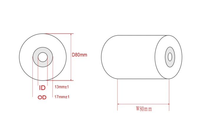 Thermal paper roll 112mm