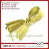 XD K003 18K gold big pendant pinch bail 18K gold clasps