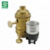 UL listed E26 retro brass lamp socket