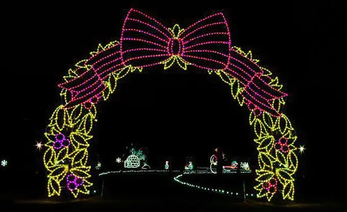 Large Outdoor Entrance Arch Designs Christmas Light Led Arch Decoration - Buy Christmas Light