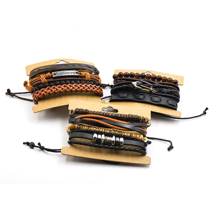 

Simple magnetic fashion charm man leather bracelet bangles, Picture