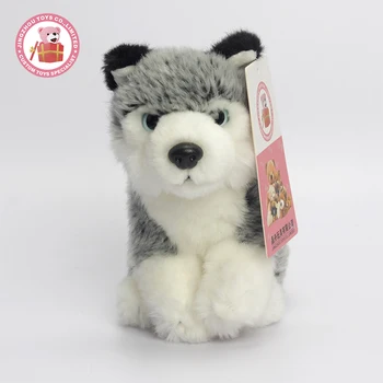 lifelike husky dog toy