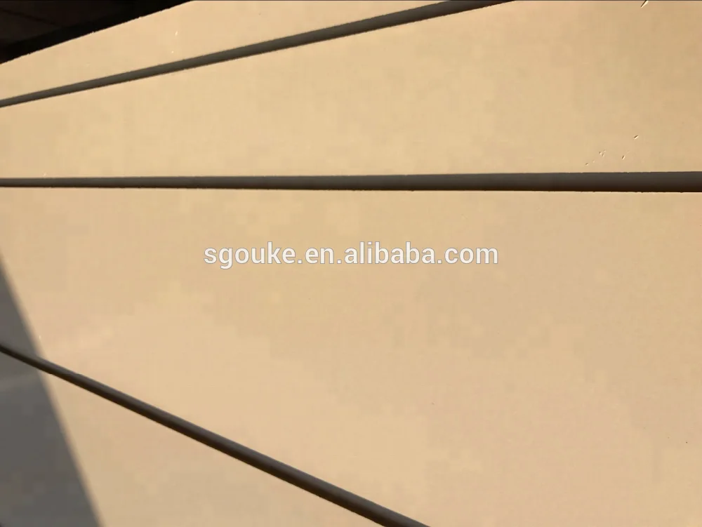 
5mm beige glossy melamine mdf 1220*2440 