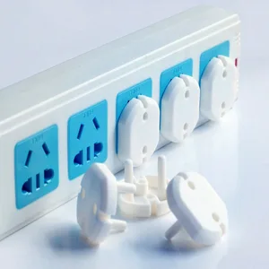 Image of Baby Kids Electrical Safety Protector Electric 2 Hole Sockets Cover Plugs