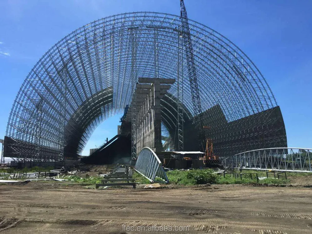 Steel Structure Construction with Steel Roof Frame System