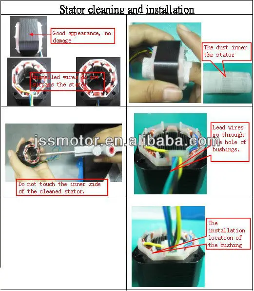 57HS82-2504B nema 23 stepper motor, double shaft stepper motor, hybrid stepper motor