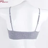 Women's Scoopneck Seamless Pullover cotton Spandex Bralettes Fashion Sport bra
