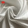 black stripes on white back polyester yarn-dyed sleeve lining fabric for shirt and lining