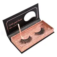 

Wholesale Cruelty free siberian mink fur false eyelash 3d mink lashes with private label eyelashes packaging