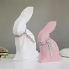 Cheap Continental Handmade Gift Wood Christmas Ornaments of Rabbit