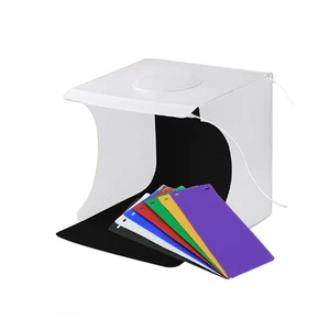 Portable Mini Photo Studio Light Box Built LED Lighting