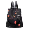SY8830 Fashion oxford backpack women flower school bags for teenager girls designer women backpack female travel back pack black