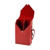 Custom french/italian anniversary/wedding/birthday two bottle personalized timber leather box packaging