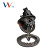 Custom differential rear steering axle assembly