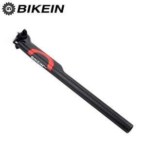 BIKEIN Pro Cycling Road Bicycle Full 3k Matte Carbon Fibre Aero Seatpost 27.2/30.8/31.6mm Mountain Bike Seat Tube MTB Parts 230g