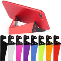 

Adjustable plastic ABS collapsible lazy V shaped phone stand tablet holder