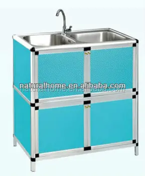 Kitchen Furniture Outdoor Indoor Aluminium Cabinet With Stainless