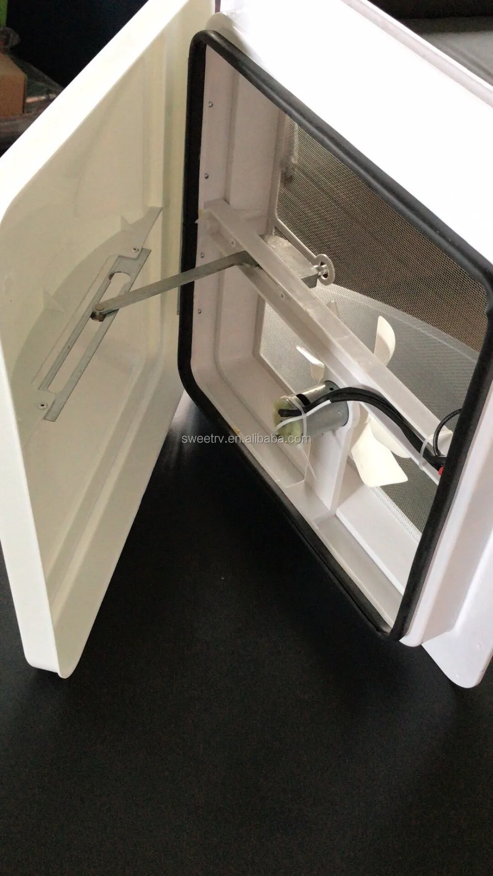 White Rv Motorhome Complete Universal Roof Vent Lid Replacement Trailer