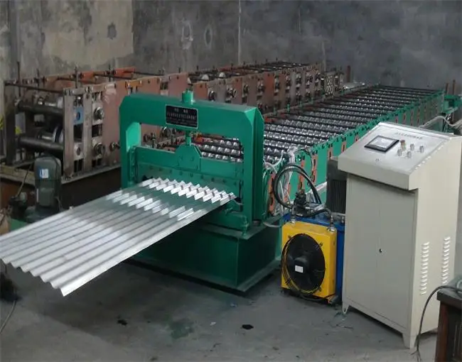 Cameroon Zinc Roof Sheet Making Roll Forming Machine