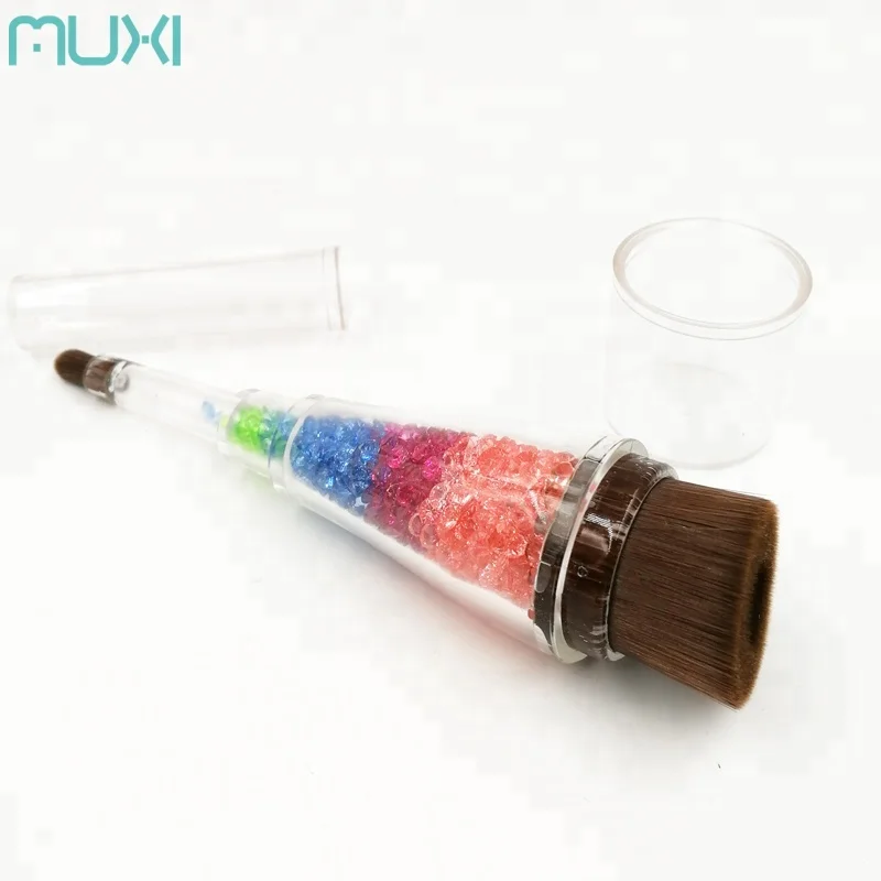 

New Fashion Crystal Glitter Dual Sides Foundation Powder Makeup Brushes, Customized color