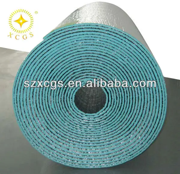 high reflect roof building insulation al foil surface coated two layers aluminum foil insulating