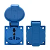 IP44 waterproof floor outlet universal power socket with cover YD-53 fire retardant V0 standard