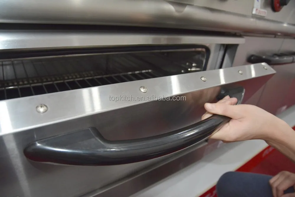 
Commercial Kitchen Using Good Finishing Stainless Steel Gas Cooking Range 