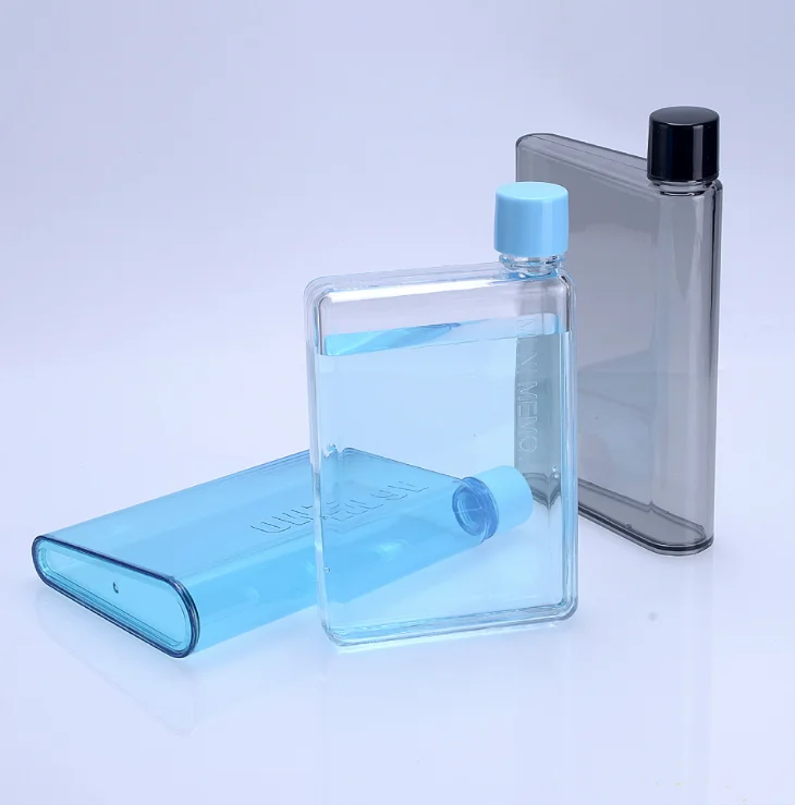 Bpa Free A4 A5 Plastic Drinking Flat Notebook Water Bottle Buy Flat Notebook Water Bottle