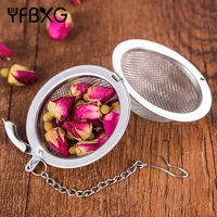 

45x45mm tea coffee stainless steel locking spice mesh ball tea strainer coffee maker