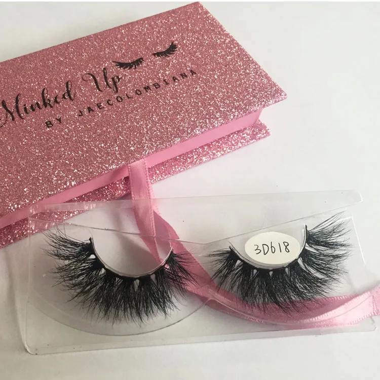 

100% Hand made 3D Mink Fur Eyelashes Mink False Eyelashes, Natural black