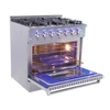 natural/LP gas range for household with daul burner for cooking HRG3618U