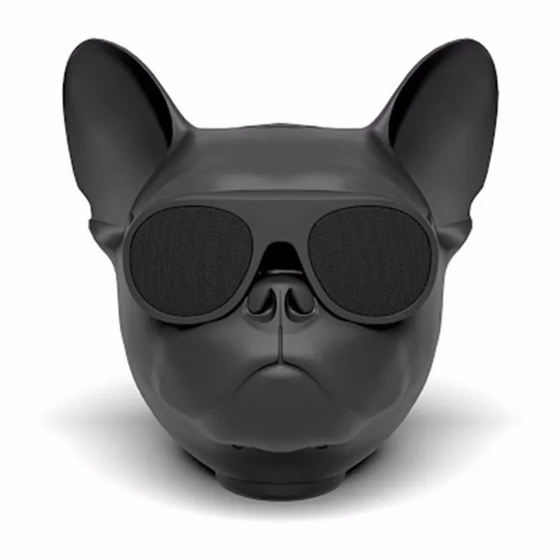 New Wireless Speaker Dog Puppy With Glasses Desktop Hifi Subwoofer